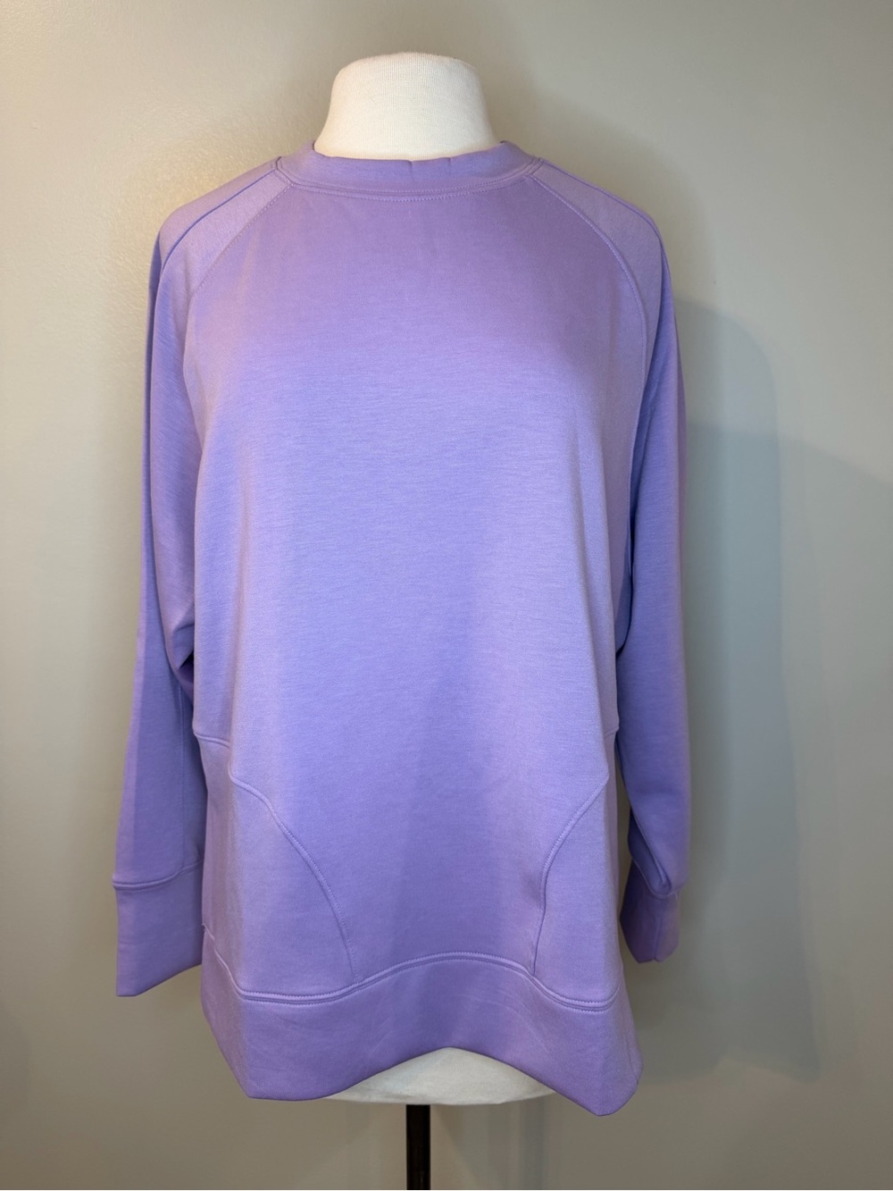 Zenana Lavender Crewneck Sweatshirt